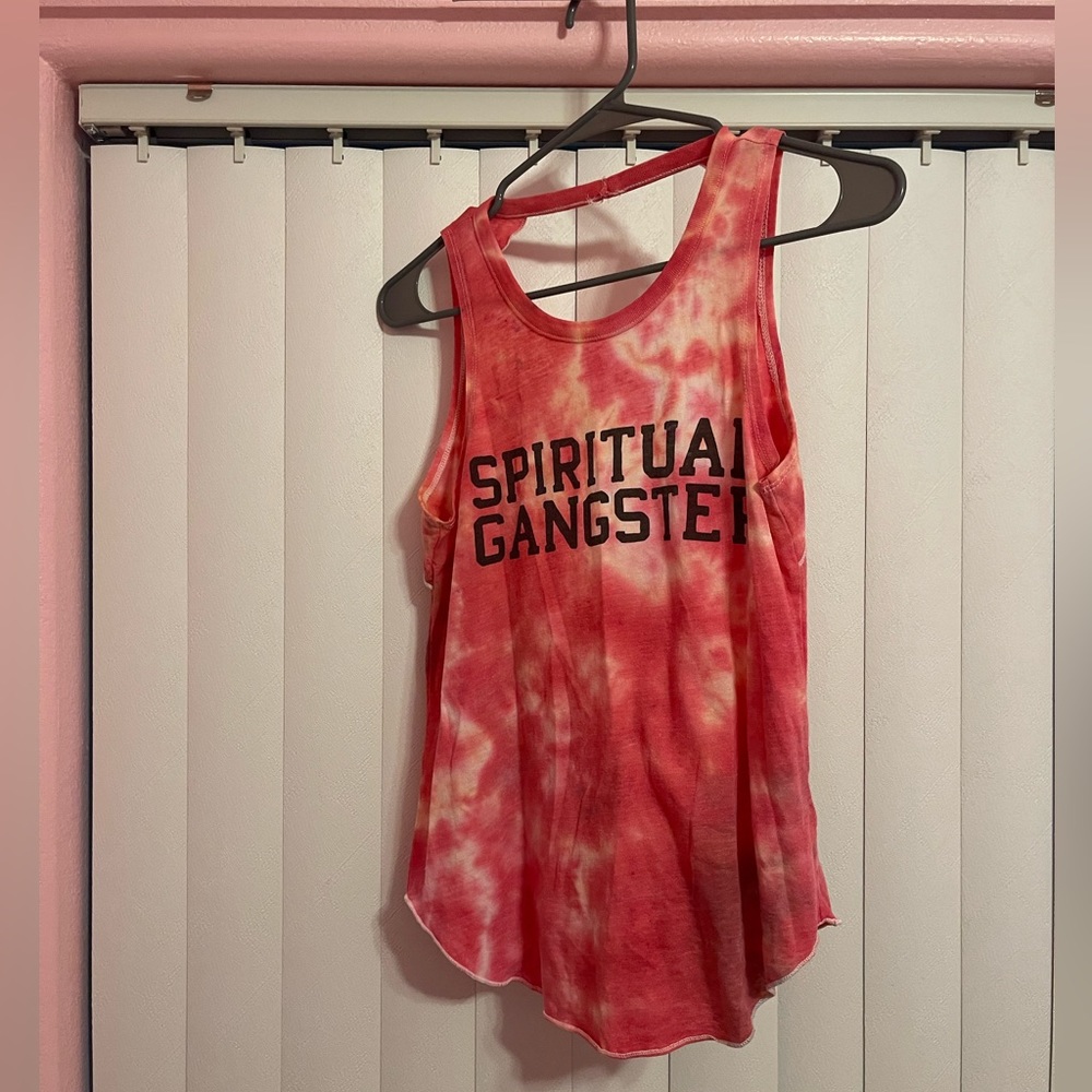 Spiritual Gangster Tye Dye Low Back Tank